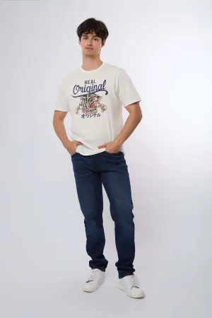 Men Denim  Slim Fit JeansBlue