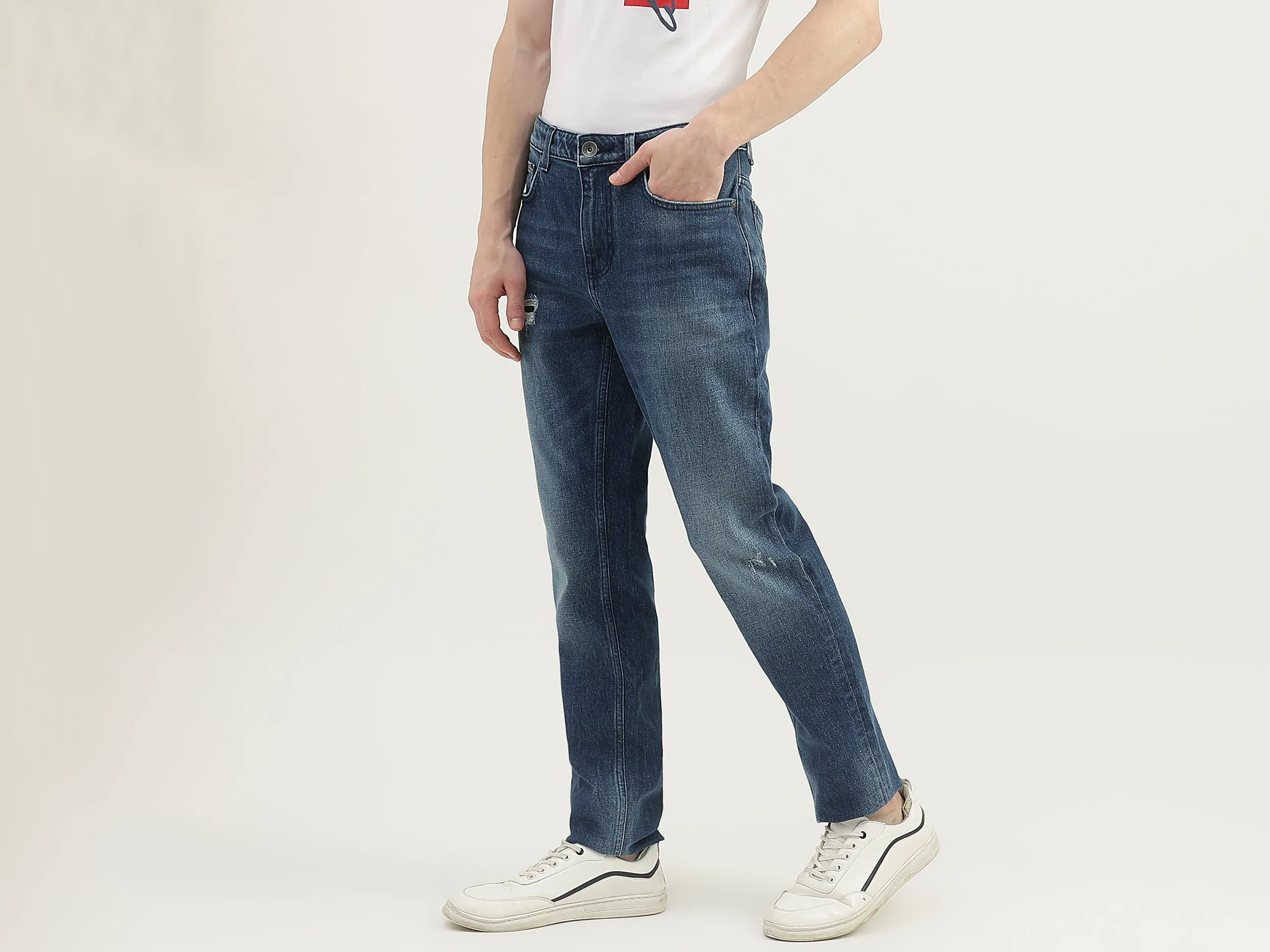 Men Solid Skinny Fit Jeans