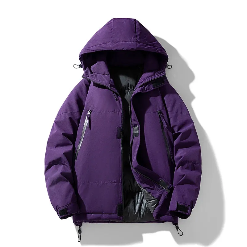 Men Winter New Outdoor Warm Parkas Jacket Coat Men's Autumn Outwear Casual Waterproof Thick Fleece Parkas Jackets Male LZLLTT