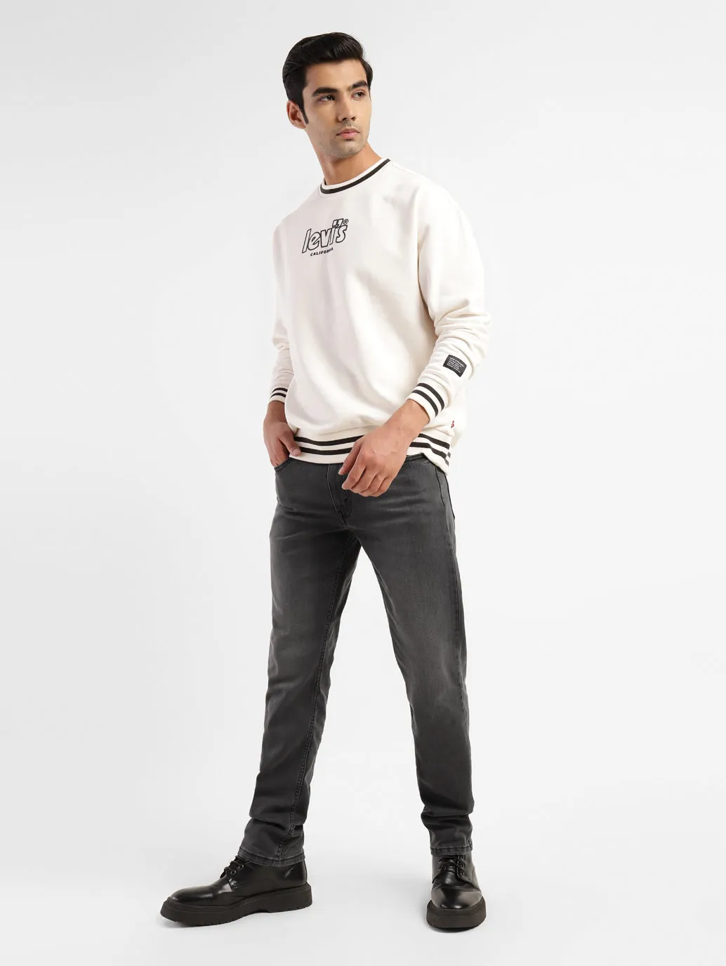 Men's 511 Black Slim Fit Mid Rise Jeans