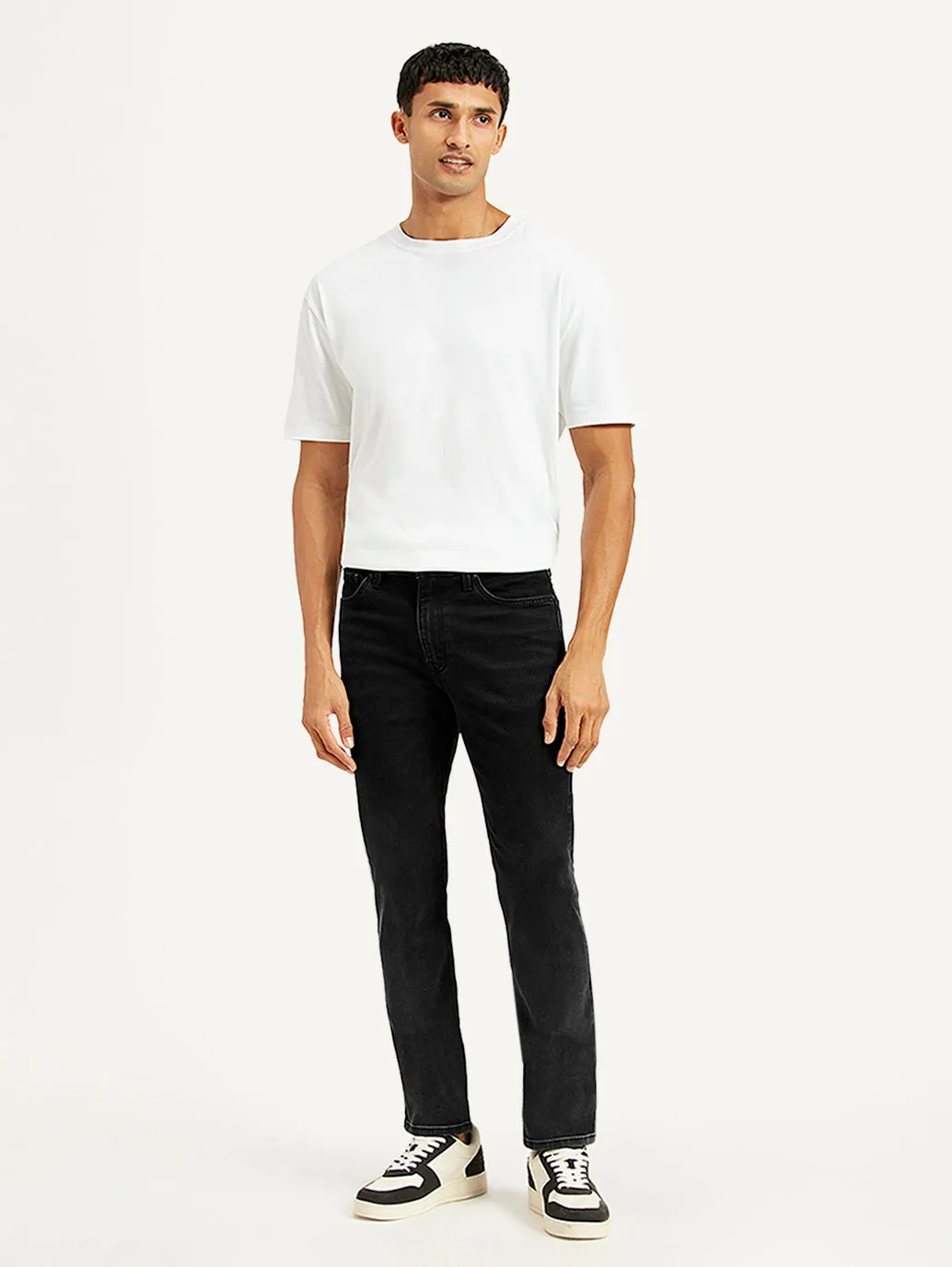 Men's 511 Black Slim Fit Mid Rise Jeans
