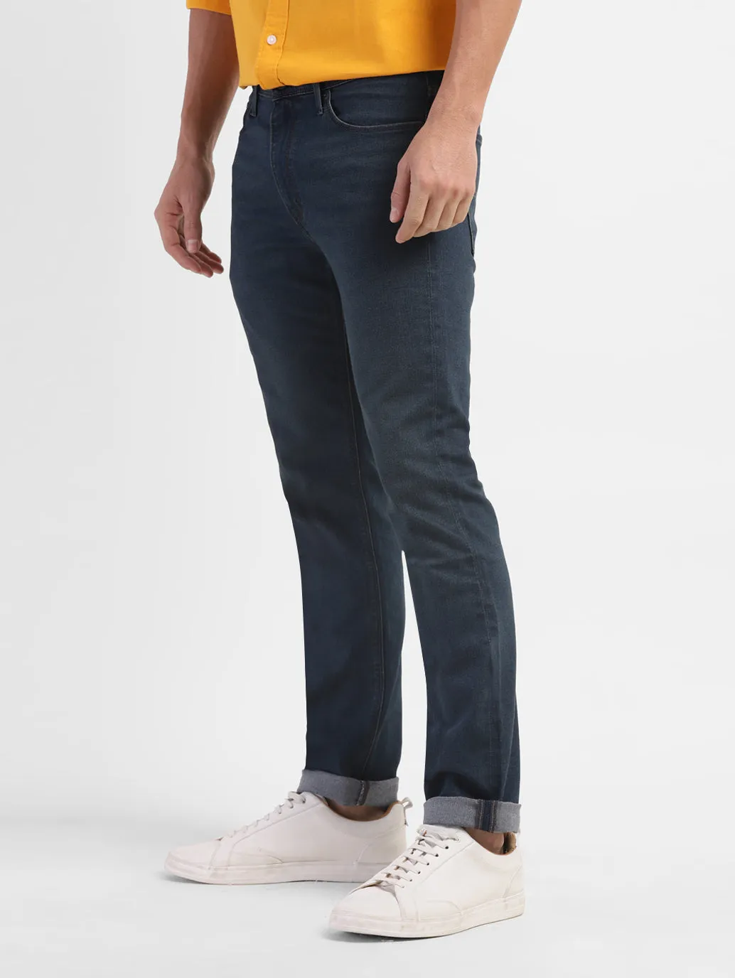 Men's 511 Blue Slim Fit Mid Rise Jeans