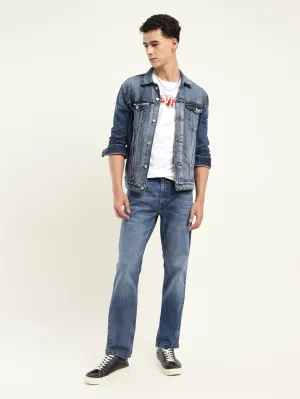 Men's 511 Blue Slim Fit Mid Rise Jeans