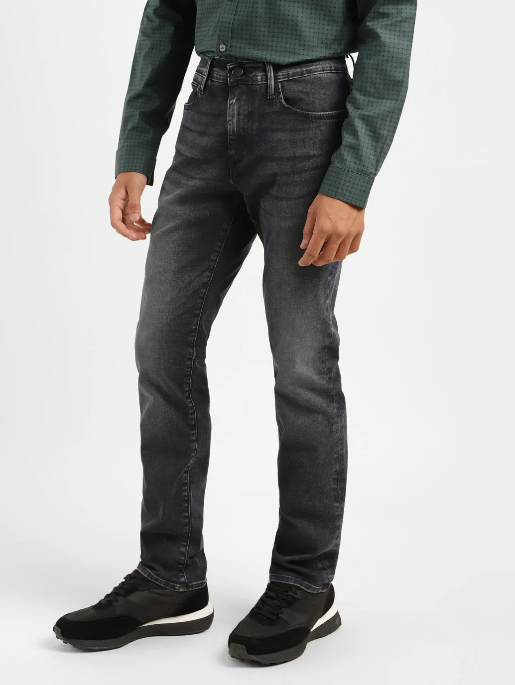 Men's 511 Blue Slim Fit Mid Rise Jeans
