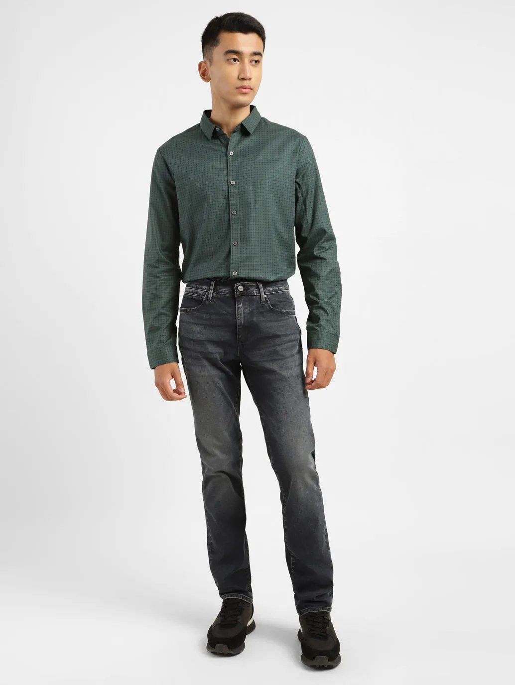Men's 511 Blue Slim Fit Mid Rise Jeans