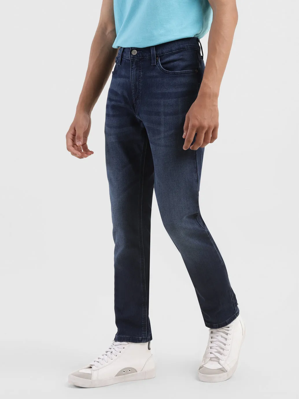 Men's 511 Blue Slim Fit Mid Rise Jeans