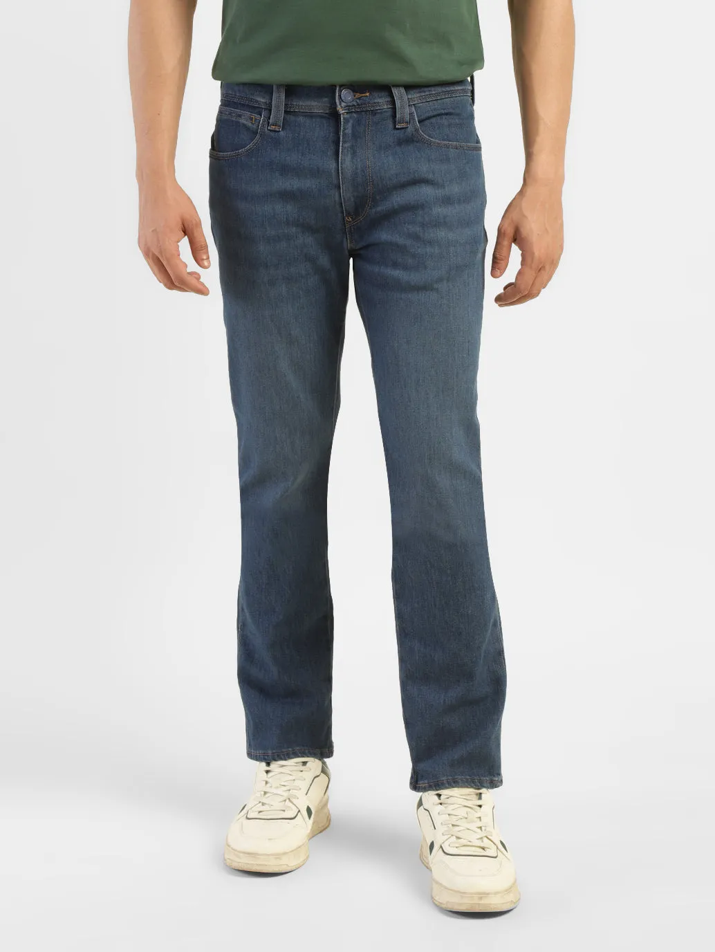 Men's 511 Blue Slim Fit Mid Rise Jeans