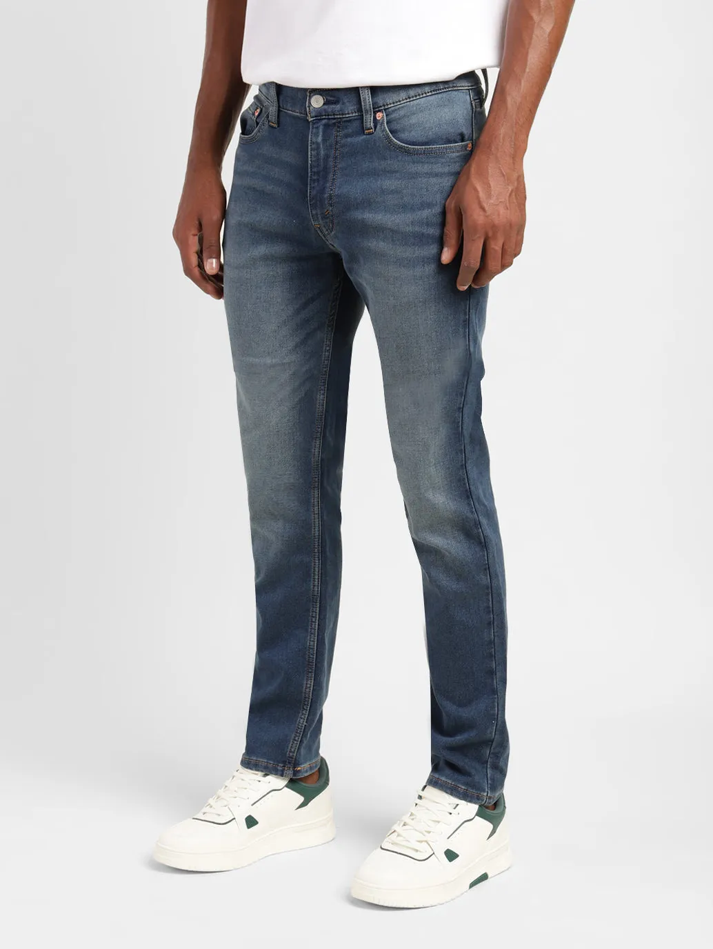 Men's 511 Blue Slim Fit Mid Rise Jeans