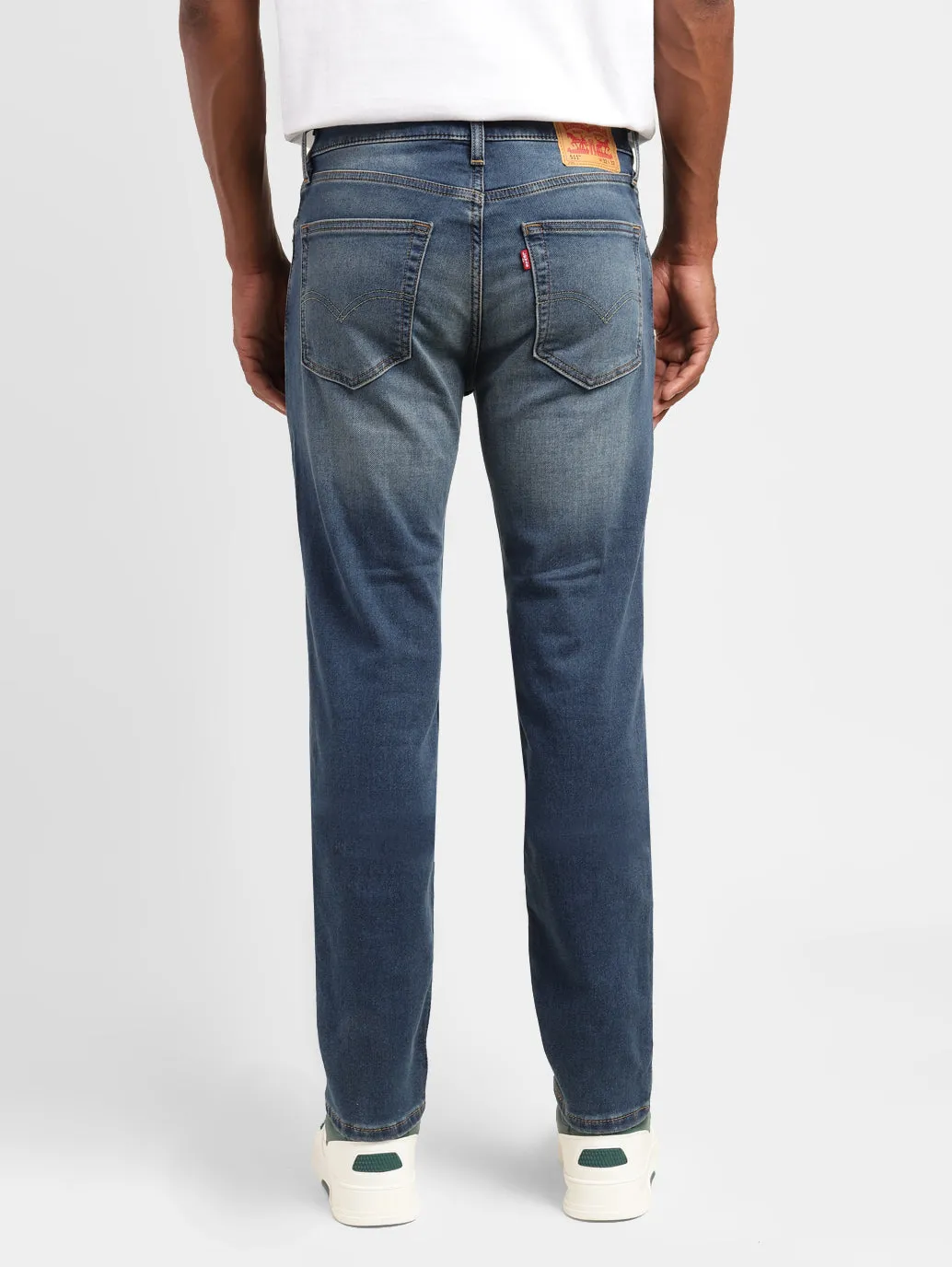 Men's 511 Blue Slim Fit Mid Rise Jeans
