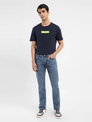 Men's 511 Blue Slim Fit Mid Rise Jeans