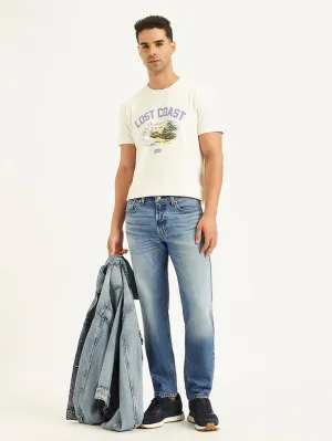 Men's 511 Blue Slim Fit Mid Rise Jeans