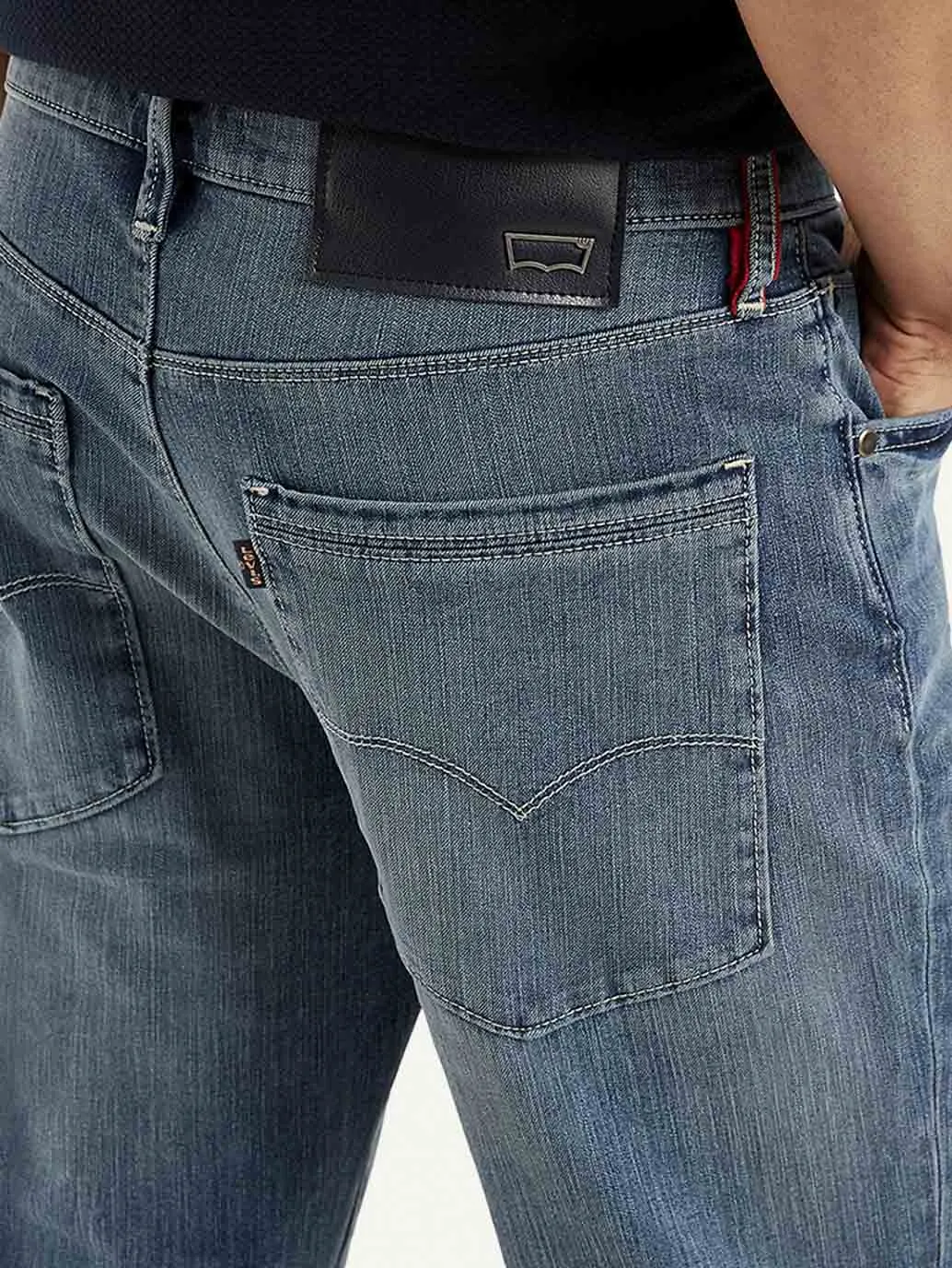 Men's 511 Blue Slim Fit Mid Rise Jeans