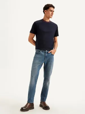 Men's 511 Blue Slim Fit Mid Rise Jeans