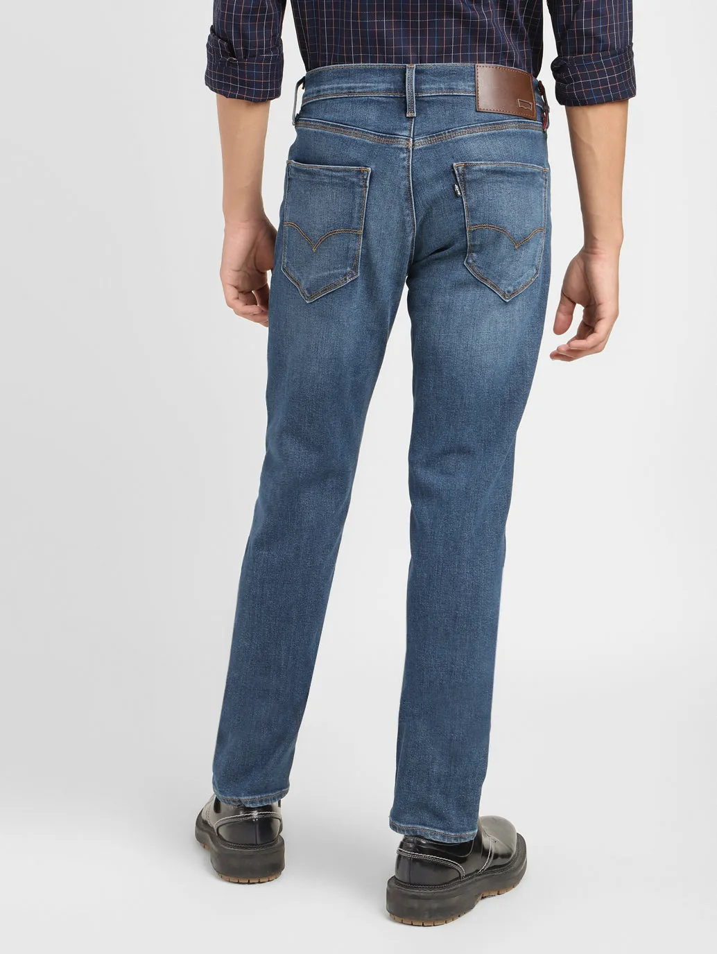 Men's 511 Blue Slim Fit Mid Rise Jeans