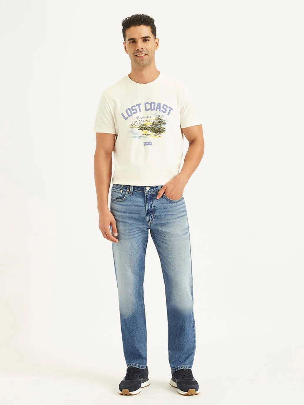 Men's 511 Blue Slim Fit Mid Rise Jeans