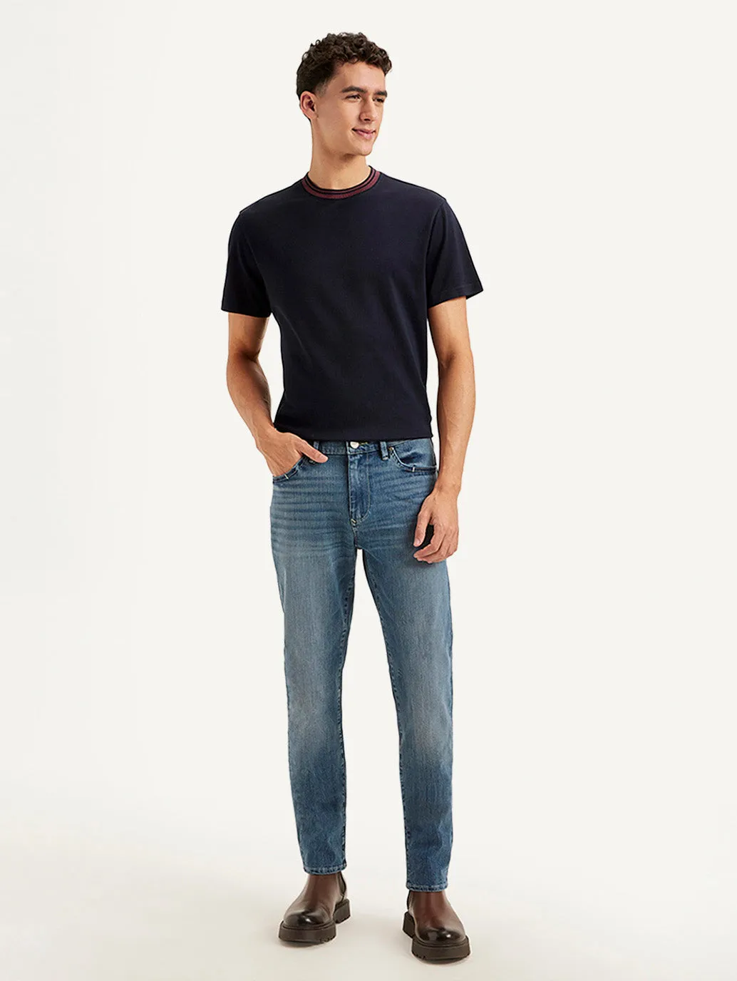 Men's 511 Blue Slim Fit Mid Rise Jeans