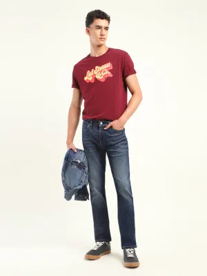 Men's 511 Blue Slim Fit Mid Rise Jeans
