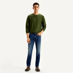 Men's 511 Blue Slim Fit Mid Rise Jeans