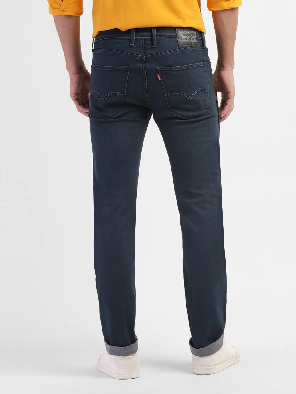 Men's 511 Blue Slim Fit Mid Rise Jeans