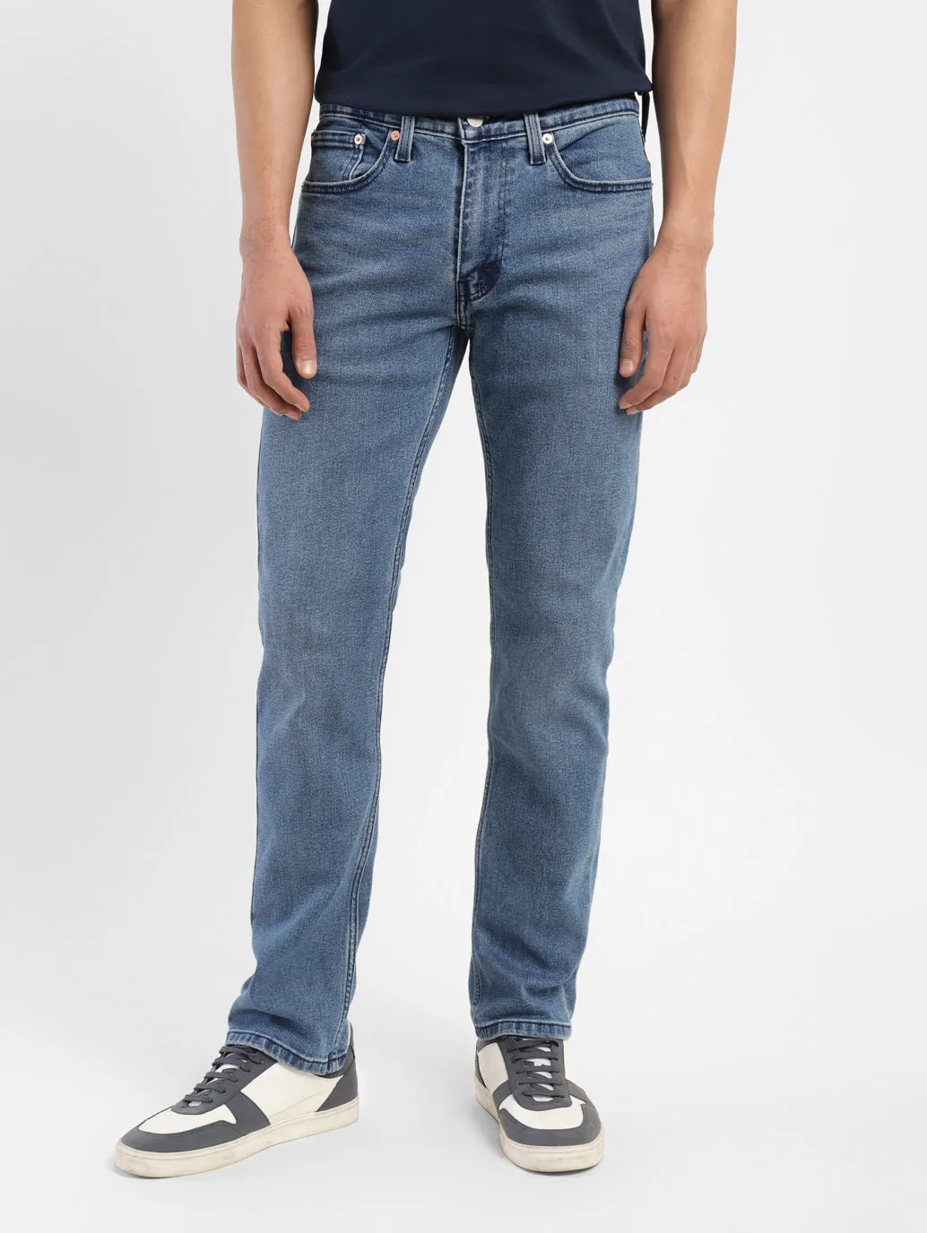 Men's 511 Blue Slim Fit Mid Rise Jeans