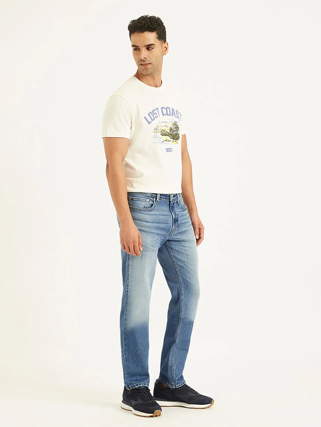 Men's 511 Blue Slim Fit Mid Rise Jeans
