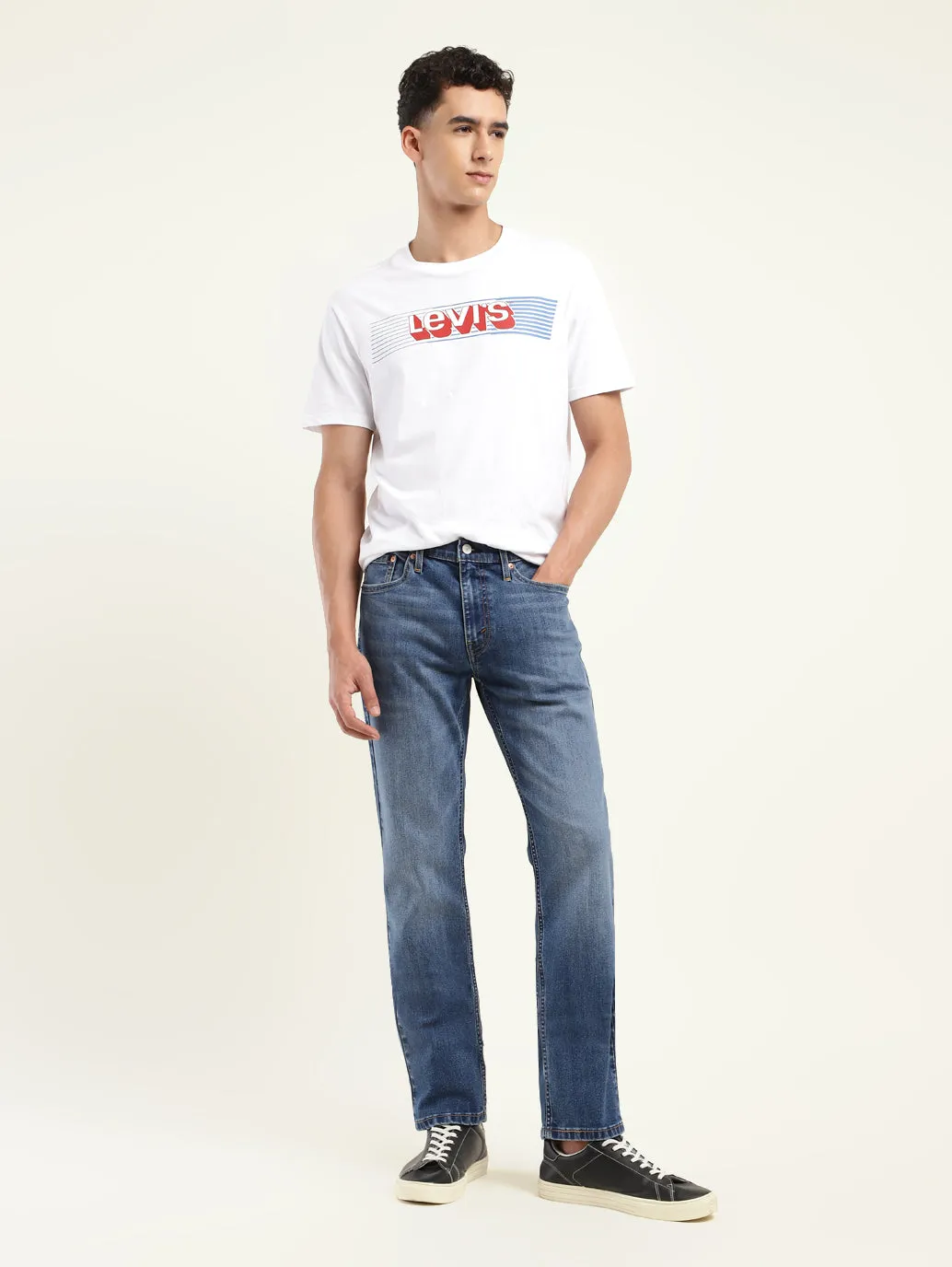 Men's 511 Blue Slim Fit Mid Rise Jeans