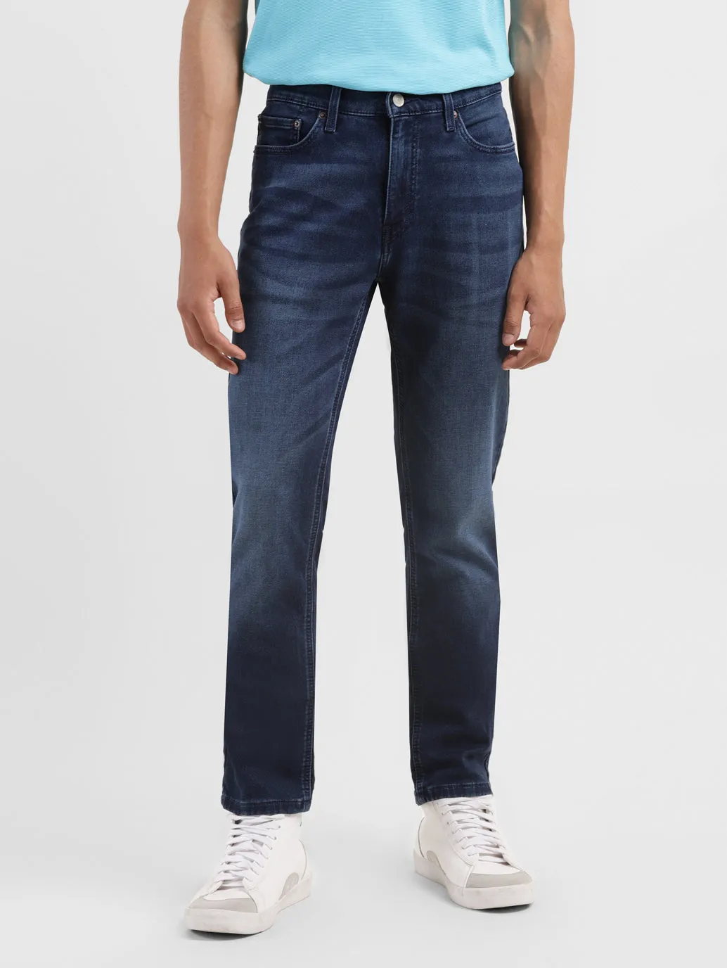 Men's 511 Blue Slim Fit Mid Rise Jeans