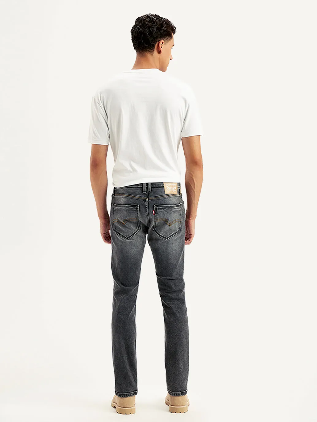 Men's 511 Charcoal Grey Slim Fit Mid Rise Jeans