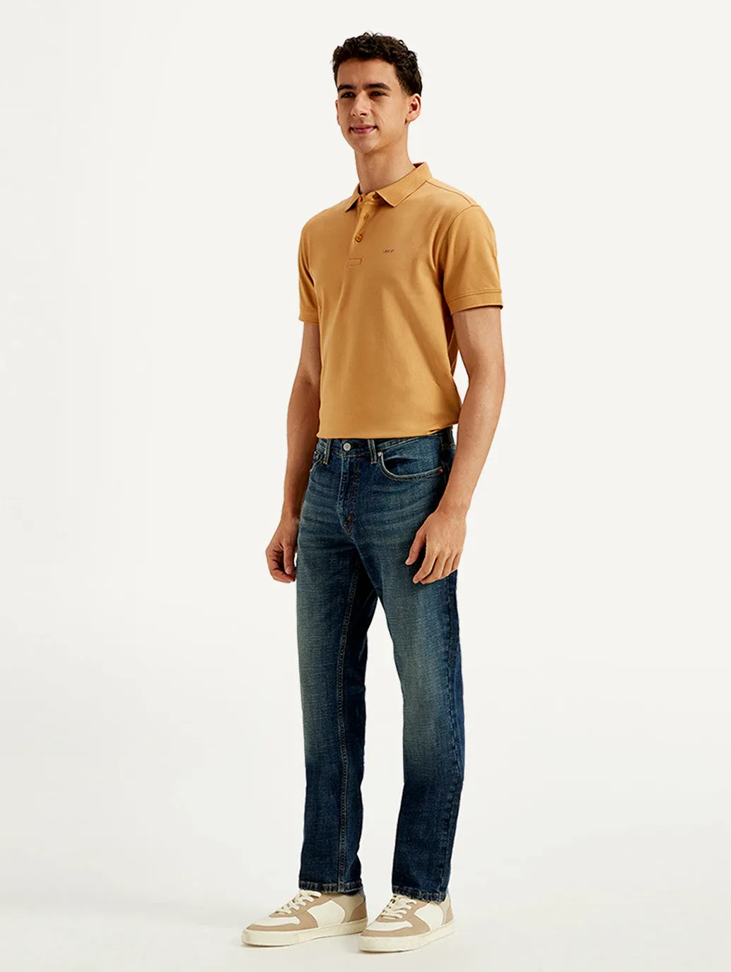 Men's 511 Dark Blue Slim Fit Mid Rise Jeans