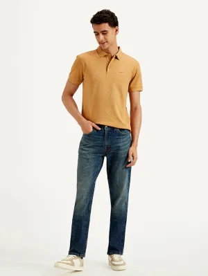 Men's 511 Dark Blue Slim Fit Mid Rise Jeans