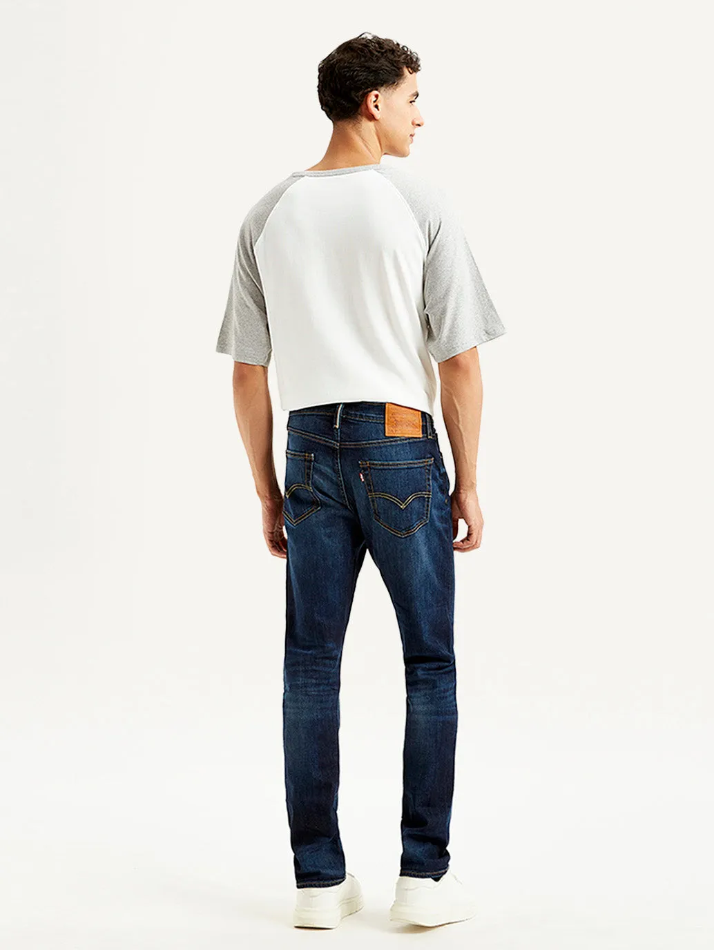 Men's 511 Dark Blue Slim Fit Mid Rise Jeans