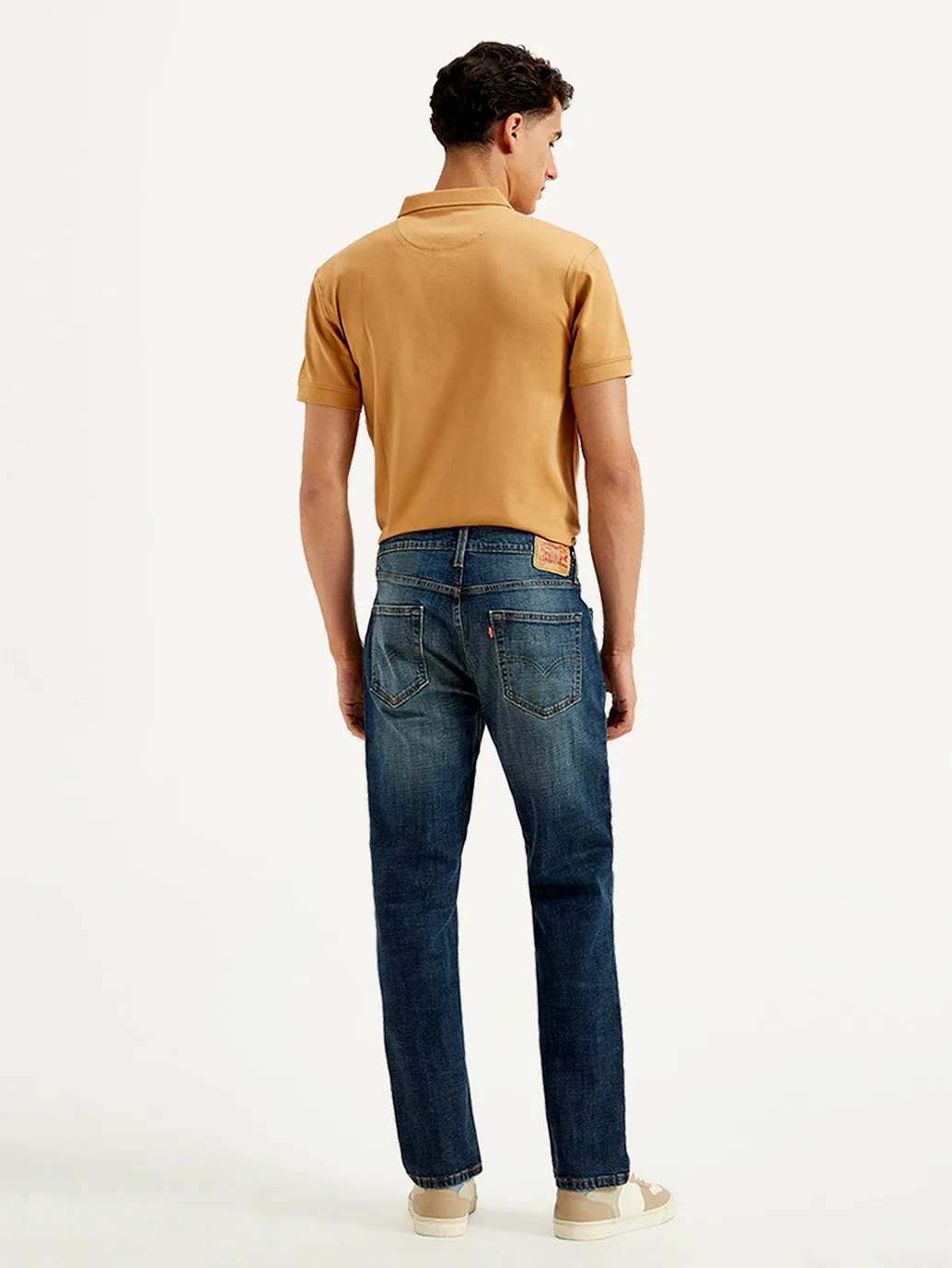 Men's 511 Dark Blue Slim Fit Mid Rise Jeans
