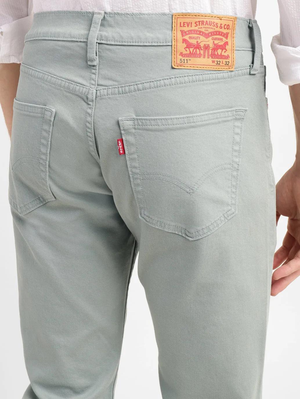 Men's 511 Grey Slim Fit Mid Rise Jeans