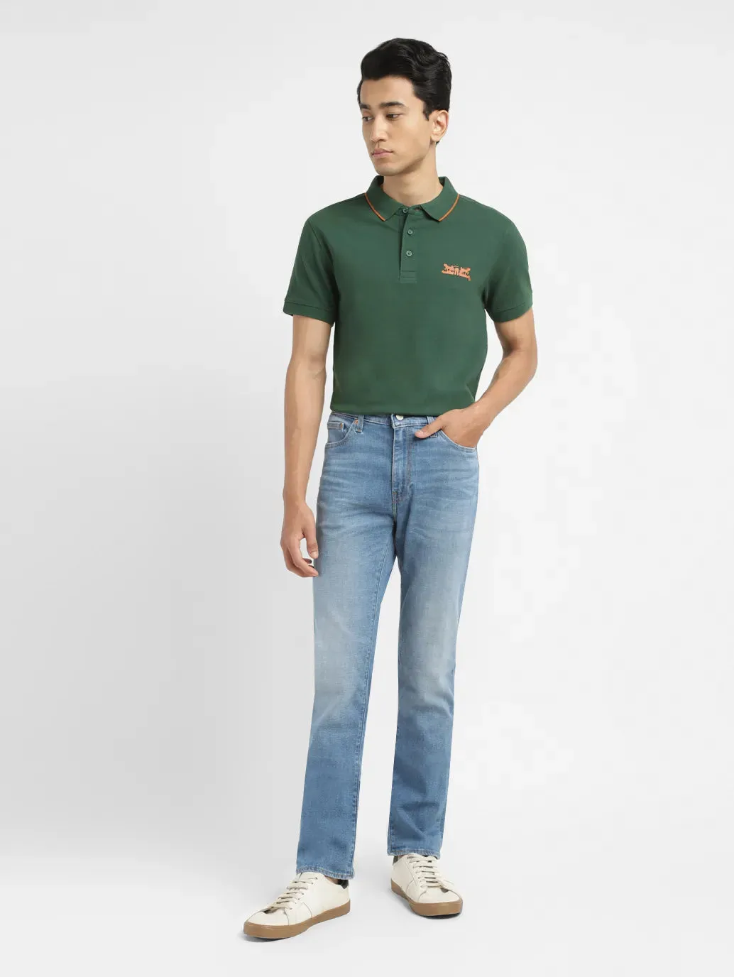 Men's 511 Mid Indigo Slim Fit Mid Rise Jeans