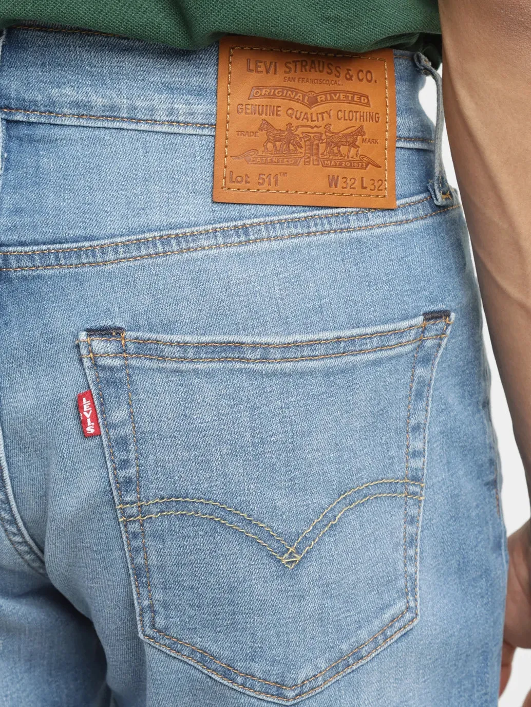 Men's 511 Mid Indigo Slim Fit Mid Rise Jeans