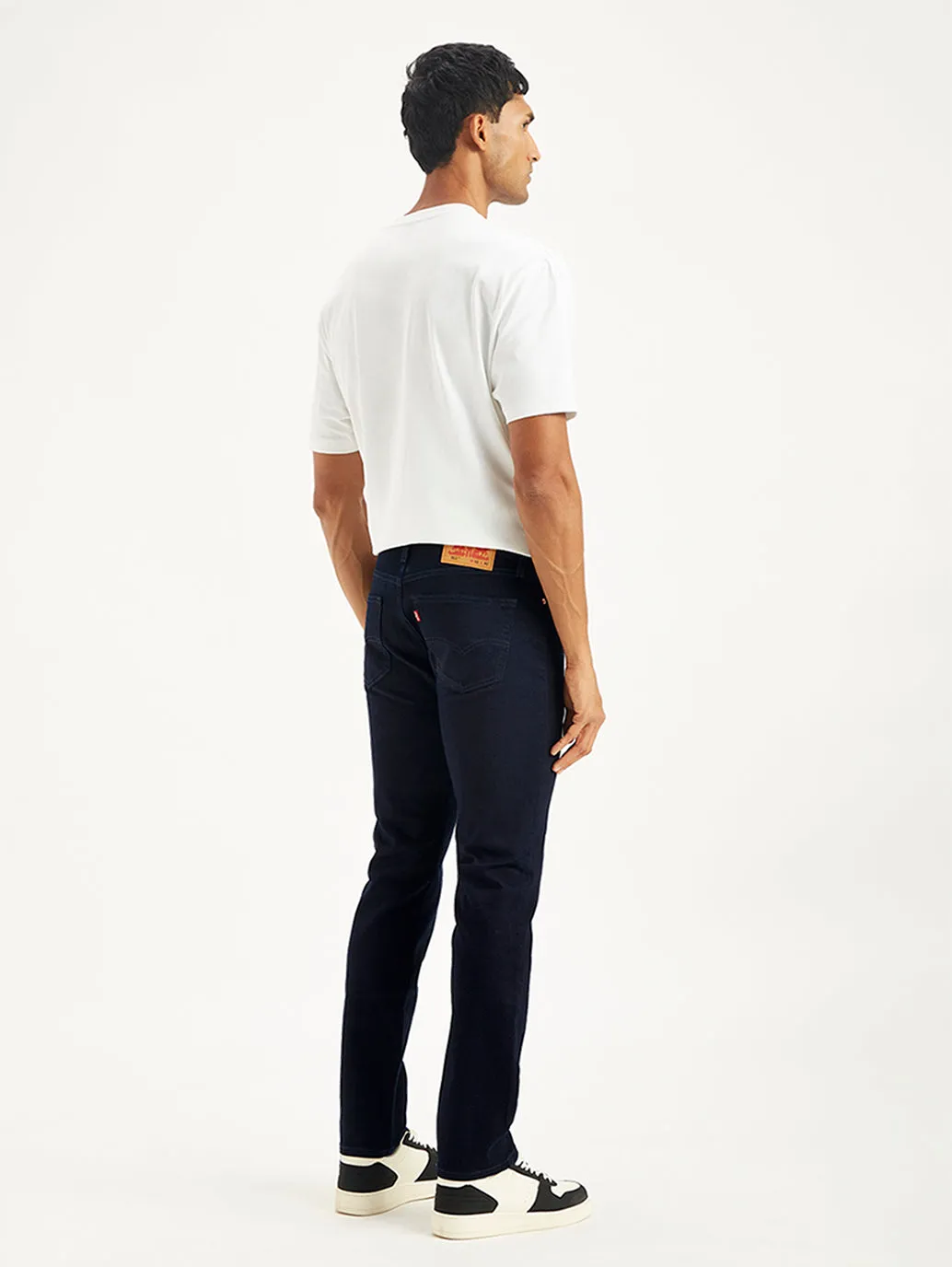 Men's 511 Navy Blue Slim Fit Mid Rise Jeans
