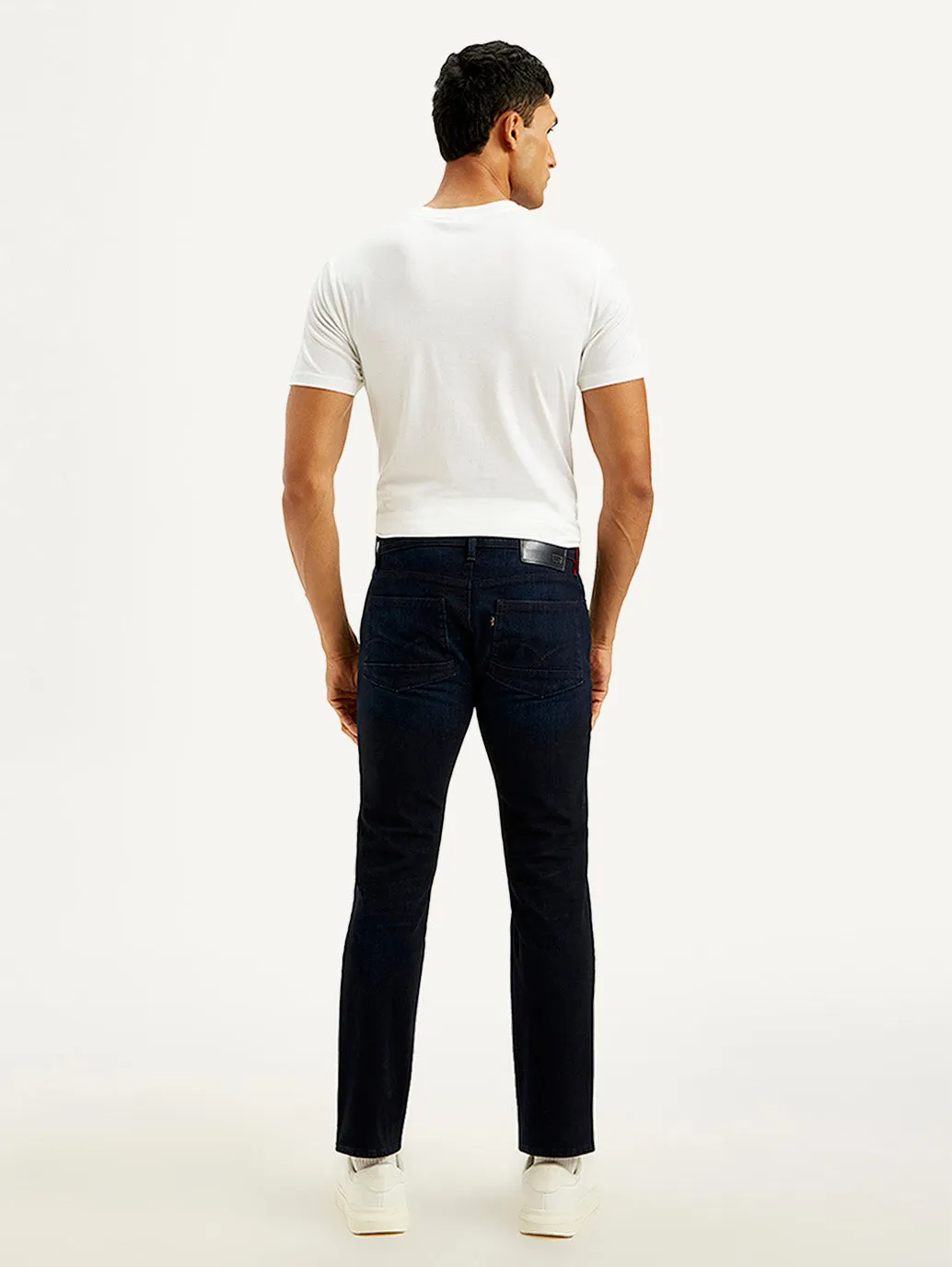 Men's 511 Navy Blue Slim Fit Mid Rise Jeans