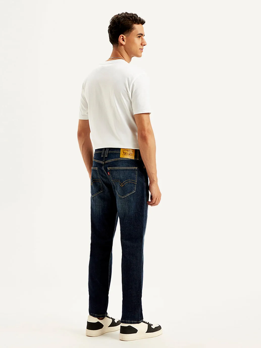 Men's 511 Navy Blue Slim Fit Mid Rise Jeans