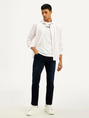 Men's 511 Navy Blue Slim Fit Mid Rise Jeans