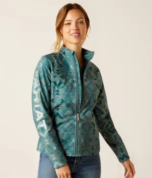 Men’s Ariat Pinewood New Team Softshell Print Jacket