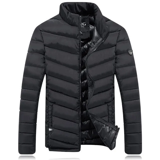 Men's down jacket New Winter parkas Down Coat Men Duck Down Jacket Coats Men Fashi onable stand Thin Warm White Duck Down Jacket