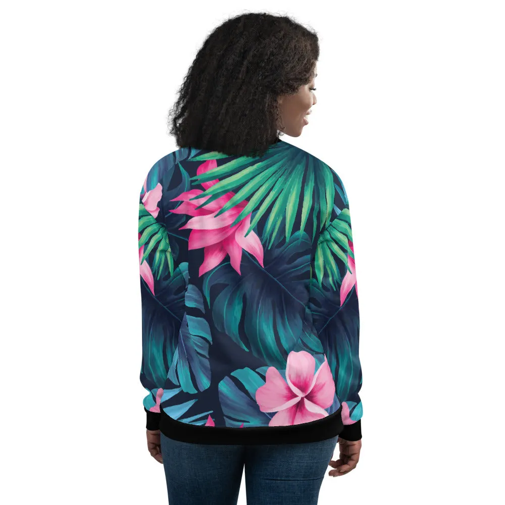 Men's Floral Print Track Jacket