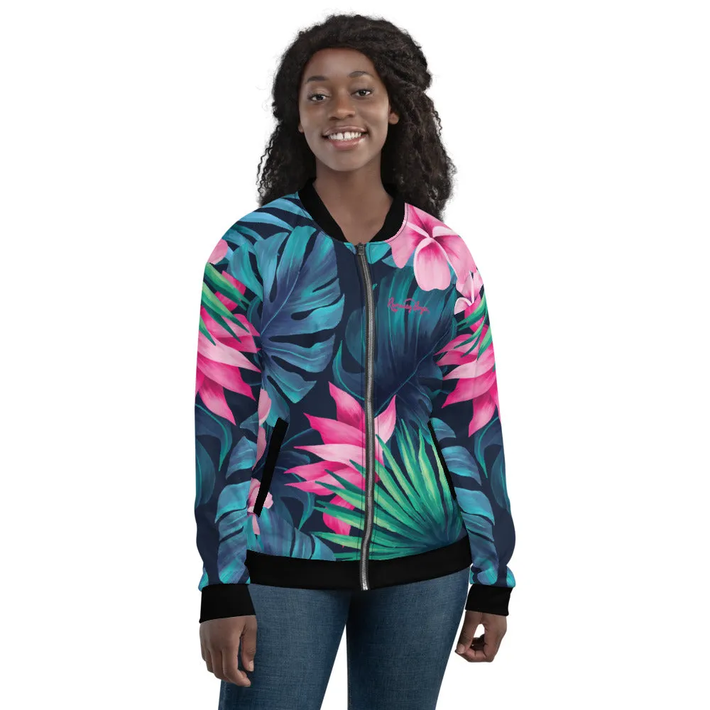 Men's Floral Print Track Jacket
