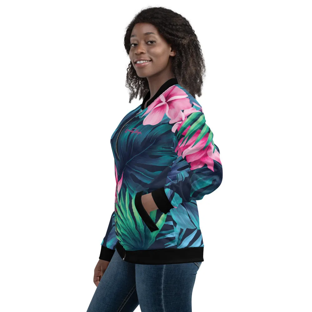 Men's Floral Print Track Jacket