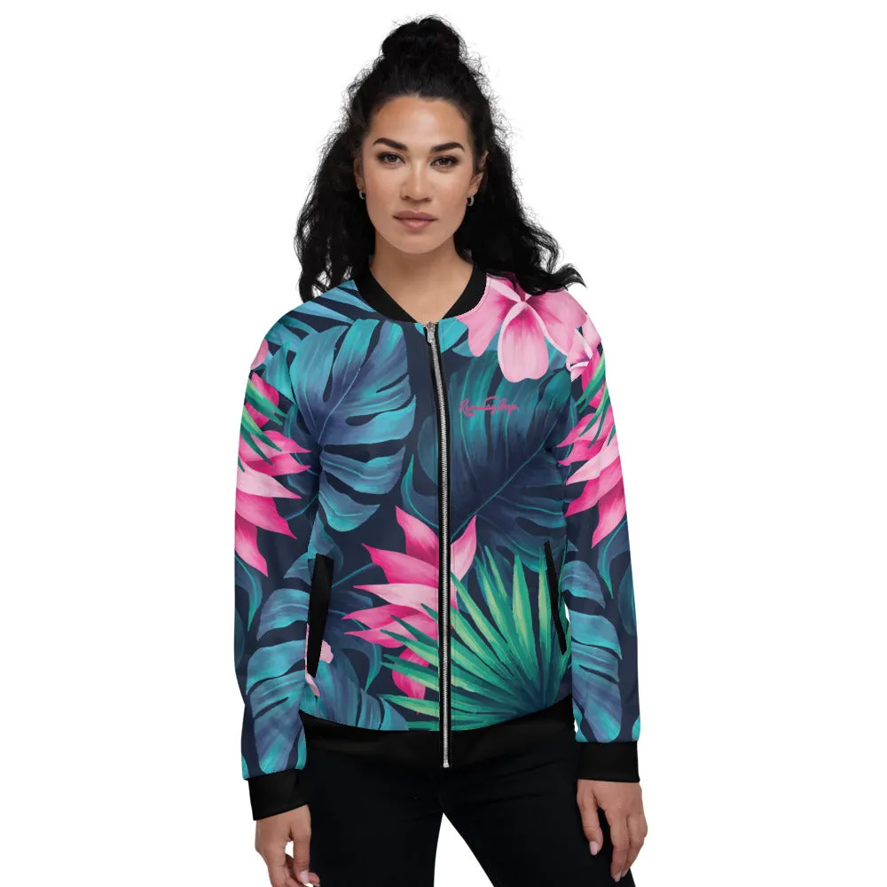 Men's Floral Print Track Jacket