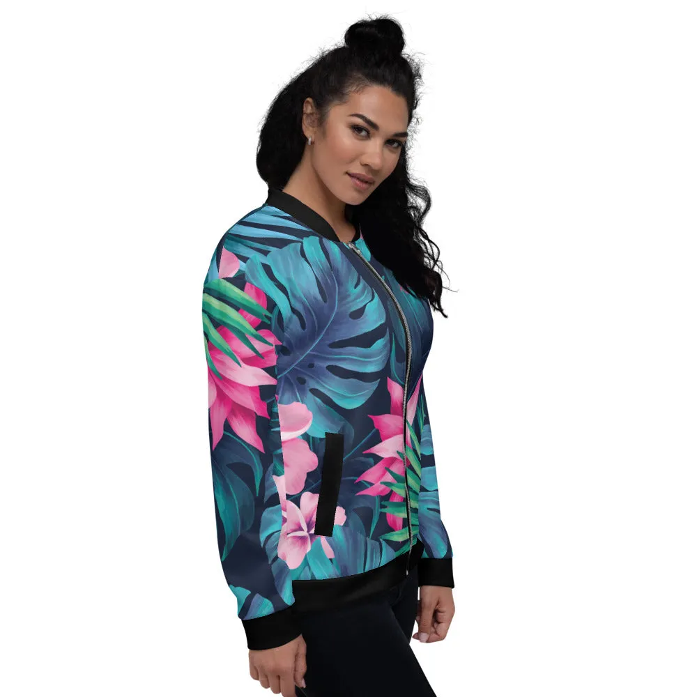 Men's Floral Print Track Jacket