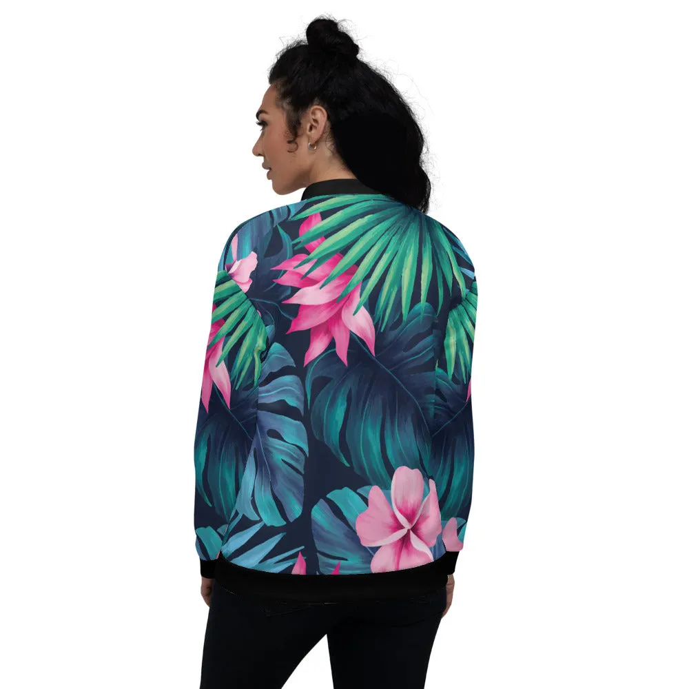 Men's Floral Print Track Jacket