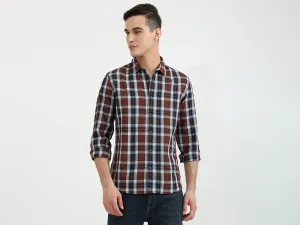 Mens Slim Fit Check Shirt