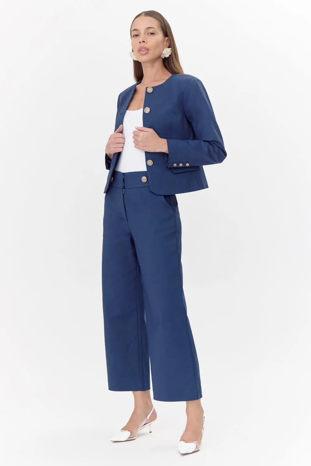 Meredith Button Front Jacket