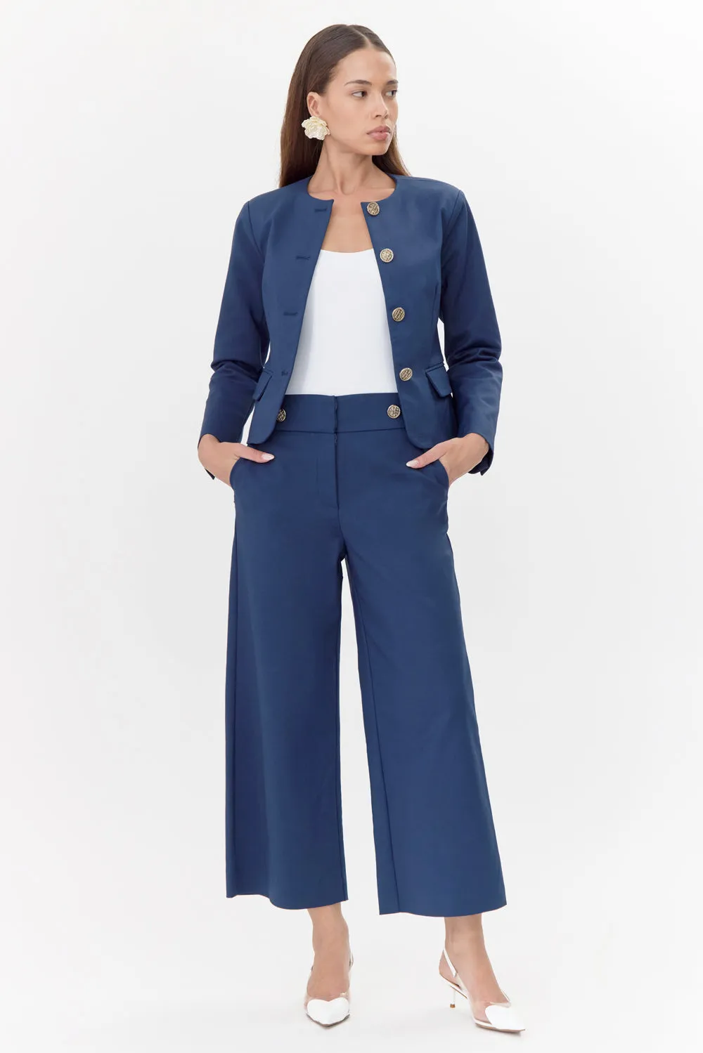 Meredith Button Front Jacket